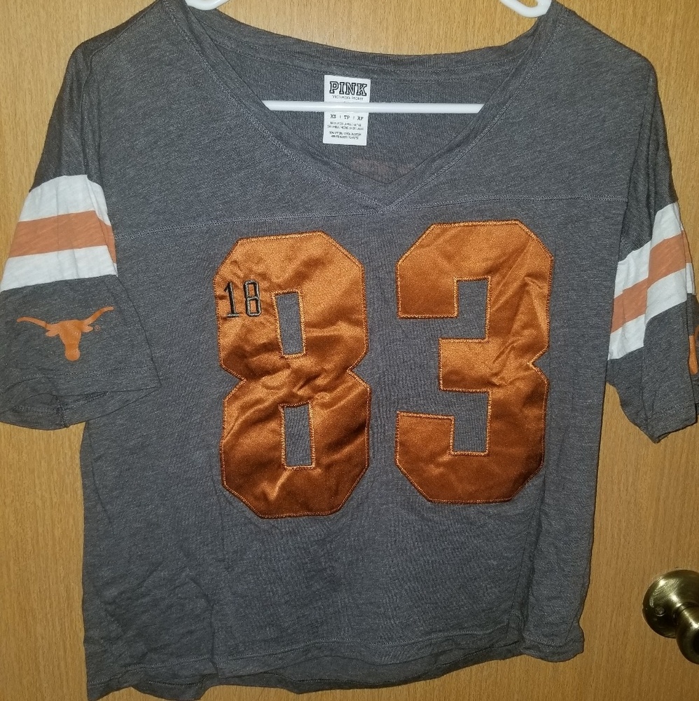 Victoria's secret PINK texas longhorns jersey (sm)